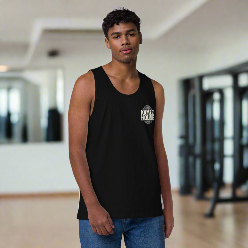 Kamez House "Take Risk" Motivational Gym Tank - Inspired by Luffy ( Men's)