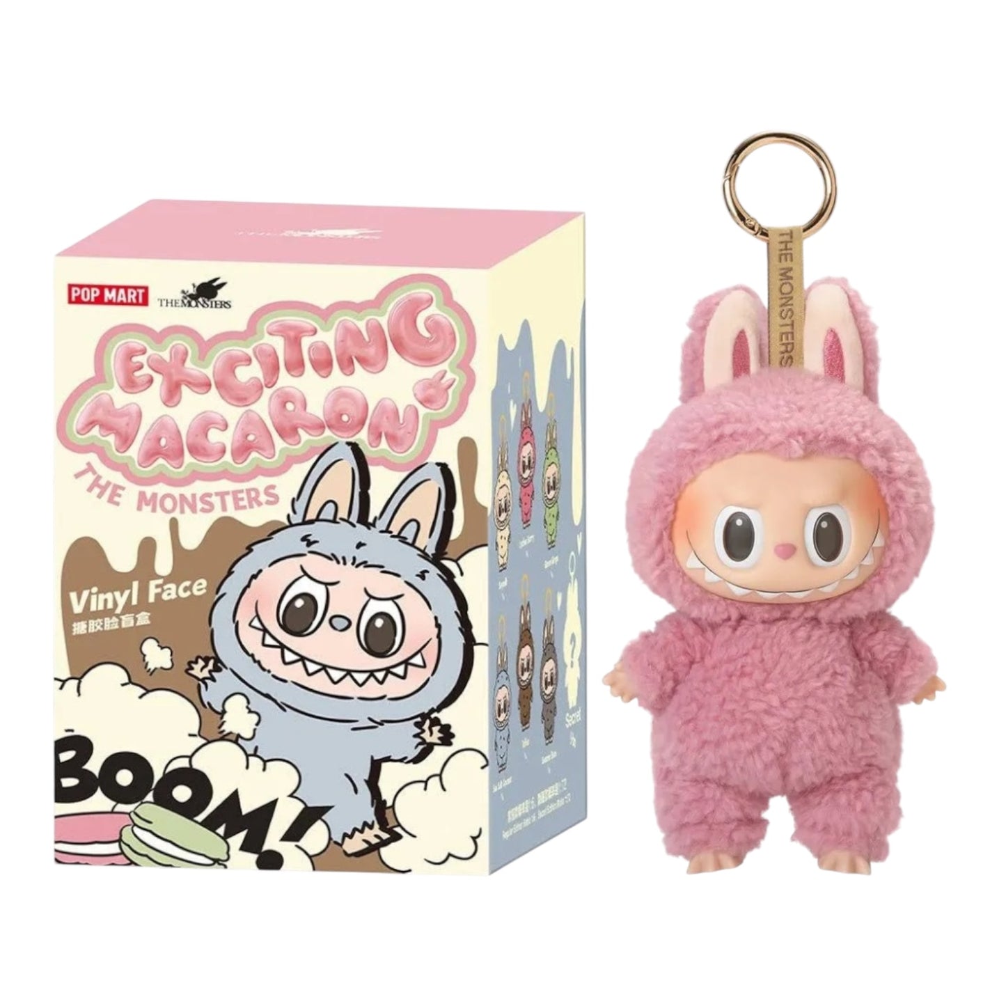 POP MART LABUBU The Monsters Exciting Macaron Pendant Plush