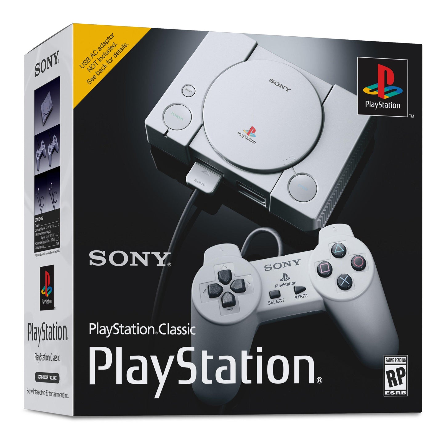 Sony PlayStation Classic Mini Console – 20 Preloaded Games, 2 Controllers, Sealed in Box