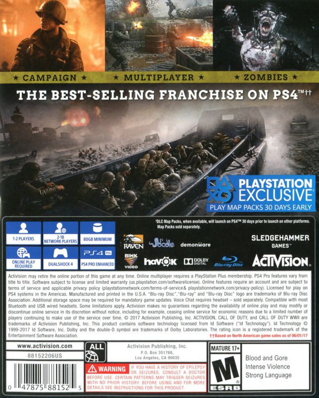 Call of Duty: WWII – PlayStation 4 (PS4) Pre‑Owned