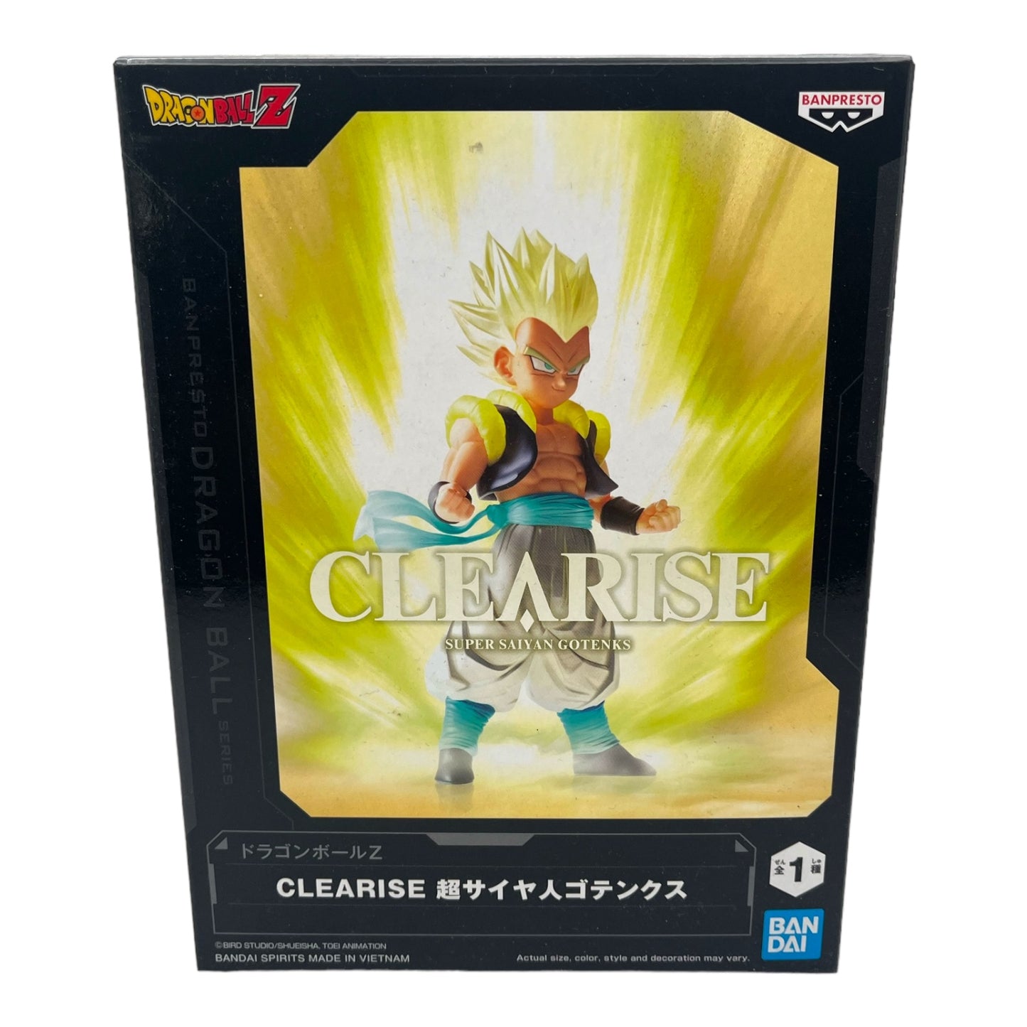 Dragon Ball Z Super Saiyan Gotenks Figure CLEARISE Banpresto New Authentic