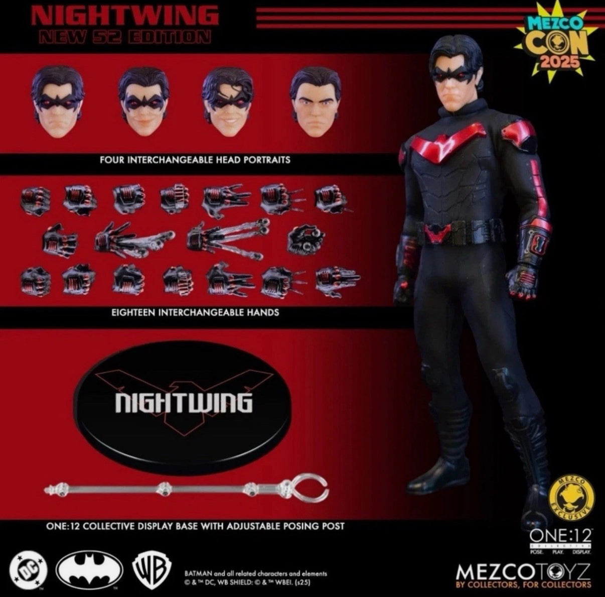 Mezco One:12 Collective Nightwing New 52 Edition SDCC 2025 Exclusive