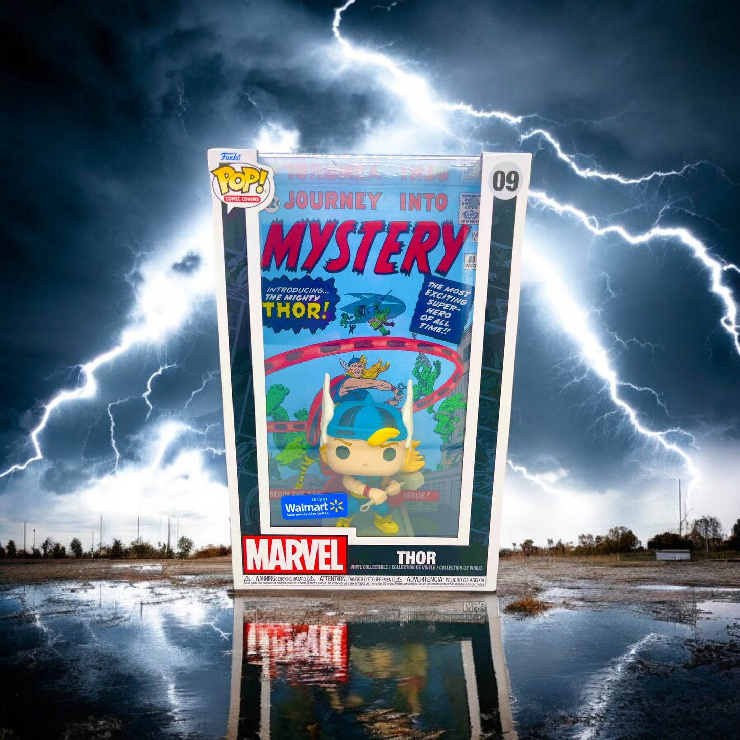 Funko Pop! Comic Cover: Marvel Journey into Mystery - Thor Vinyl Bobblehead (Walmart Exclusive)